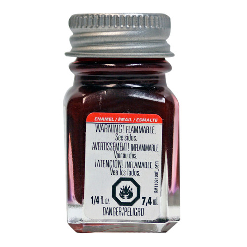 Testors Metal Flake Red Enamel Paint 1/4oz