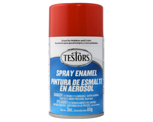 Testors Red Enamel Spray Paint 3oz