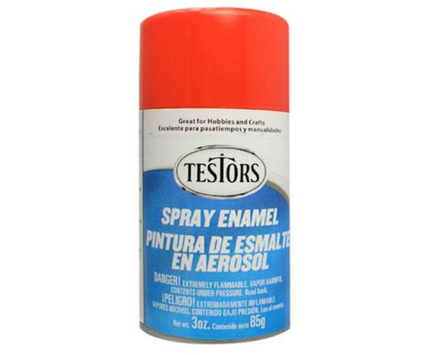 Testors Gloss Bright Red Enamel Spray Paint 3oz