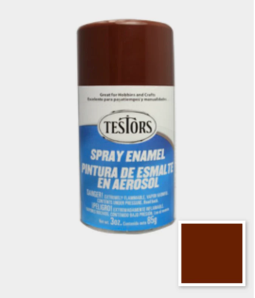 Testors Brown Enamel Spray Paint 3oz