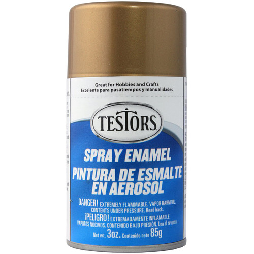 Testors Gold Enamel Spray Paint 3oz