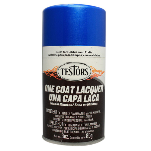 Testors One Coat Star Spangle Blue Extreme Lacquer Spray 3 oz