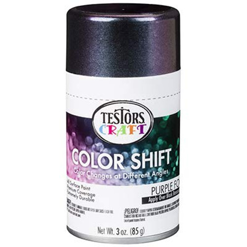 Testors Colorshift Purple Fog Spray Paint 3oz