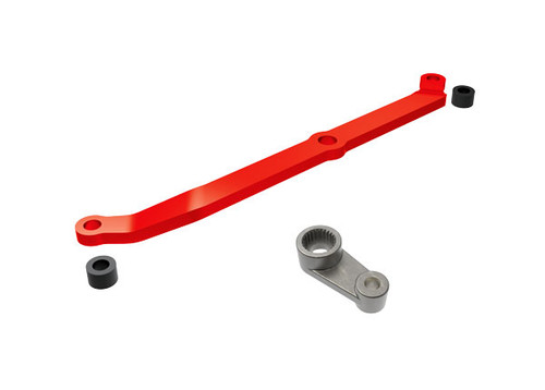 Traxxas 9748-RED Steering link, 6061-T6 aluminum (red-anodized)/ servo horn