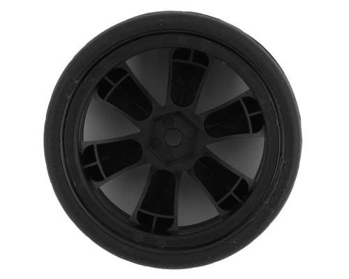 Gravity RC USGT non belted pre glued tires ( edge wheel, black) 