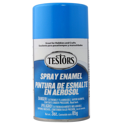 Testors Light Blue Enamel Spray Paint 3oz