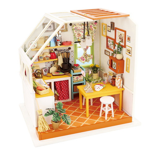 Rolife Jason's Kitchen Miniature Dollhouse Kit DG105