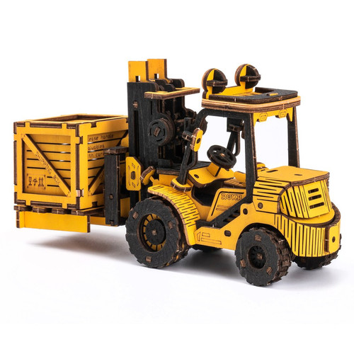 ROKR Forklift Engineering Vehicle 3D Wooden Puzzle TG413K