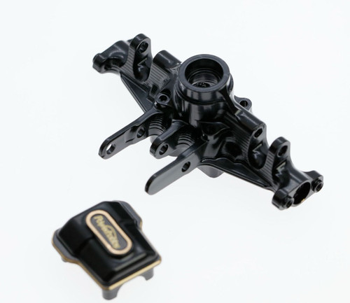 PowerHobby Brass Front Axle Housing, Black, for Traxxas TRX-4M