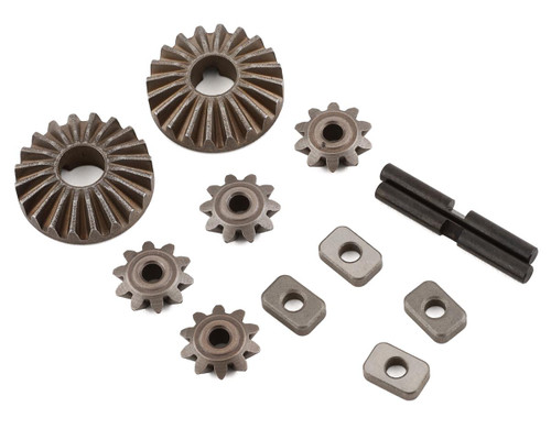 Traxxas 9582 Gear set, differential (output gears (2)/ spider gears (4)/ spider gear shafts (2)/ spacers (4))