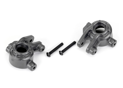 Traxxas 9037-GRAY Extreme Heavy Duty Steering Blocks, Gray