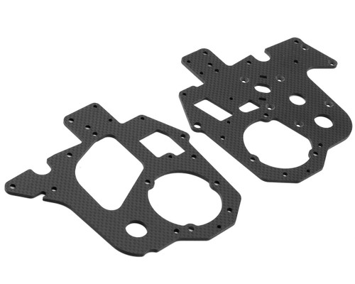 Losi 361000 Carbon Chassis Plate Set: PM-MX