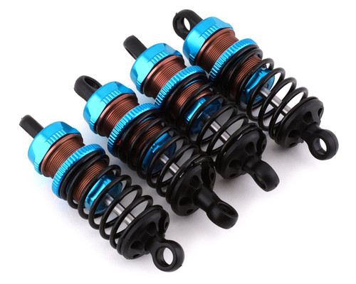 Yeah Racing Aluminum Go Big Bore Touring Shocks (Blue) (50mm)