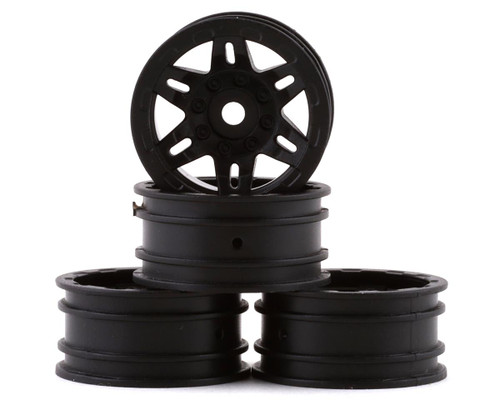 Axial 40002 1.0 Rockster Wheels, Black (4) SCX24, AX24