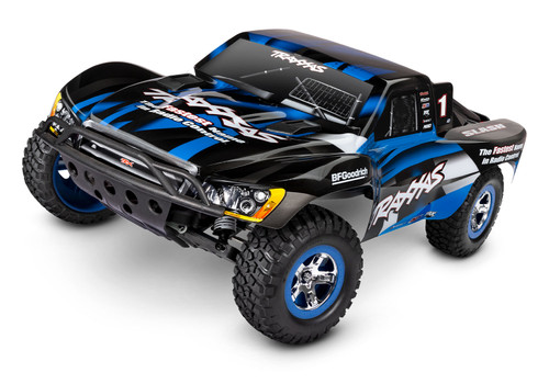 Traxxas Slash: 1/10 Scale 2WD Short Course Truck w/USB-C, Blue