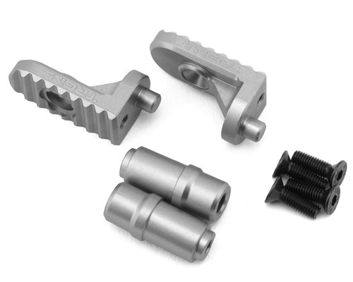 Treal Hobby Promoto CNC Aluminum Foot Pegs (Silver) (2)