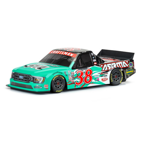 Arrma 1/7 2023 NASCAR Ford F-150 No.38 Truck LE Body (Teal): Infraction 6S