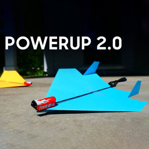 POWERUP 2.0 Paper Airplane Conversion Kit, Blue