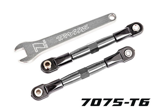 Traxxas 2444A Camber links, front (TUBES charcoal gray-anodized)