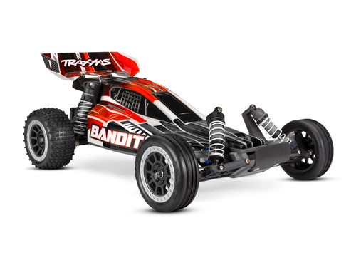 Traxxas Bandit 1/10 Extreme Sports Buggy w/USB-C, Red