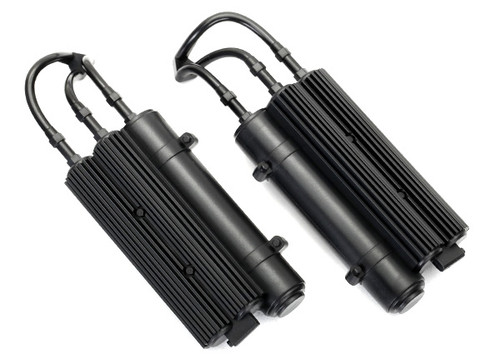 Traxxas 8423 Shock Reservoirs, black (2)