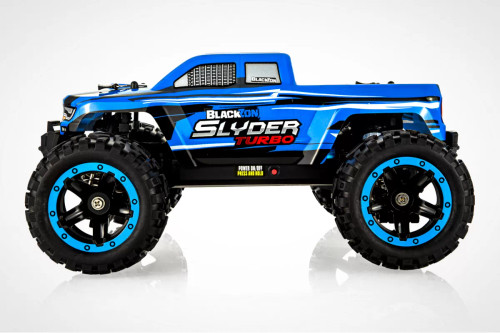 BlackZon Slyder MT Turbo 1/16 4WD RTR 2S Brushless - Blue