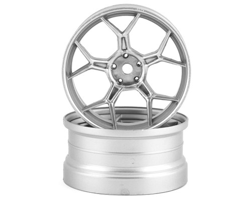 DS Racing Feathery Split Spoke Drift Rim (Chrome) (2) (6mm Offset)