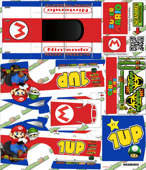 Wrap Addicts Mario Kart Mario MudBoss Wrap