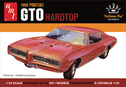 AMT 1968 Pontiac GTO Hardtop Craftsman Plus Skill 2 Model Kit