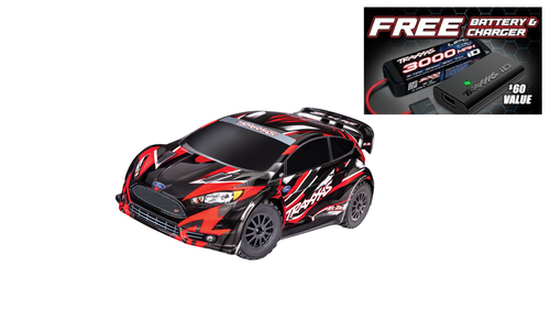 Traxxas Ford Fiesta ST Rally BL-2s Red
