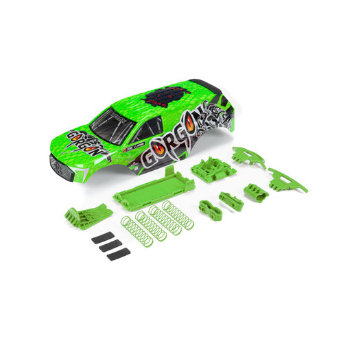 Arrma 402356 GORGON Painted Decaled Trimmed Body Set, Green