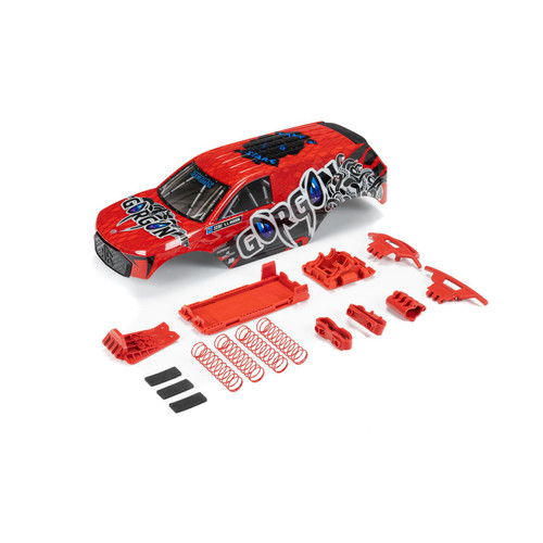 Arrma 402351 GORGON Painted Decaled Body Set, Red