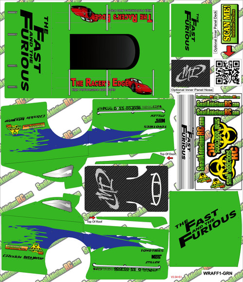 Wrap Addicts Fast&Furious Green Car MudBoss Wrap