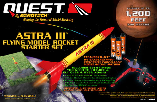 Quest Astra III Model Rocket Starter Set Quest Astra III Model Rocket Starter Set