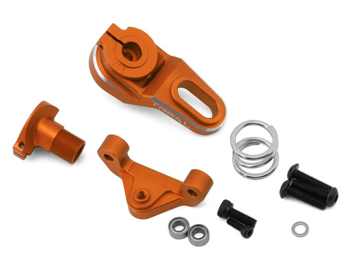 Treal Hobby Losi Promoto MX CNC Aluminum Servo Saver w/Spring (25T/23T) (Orange)