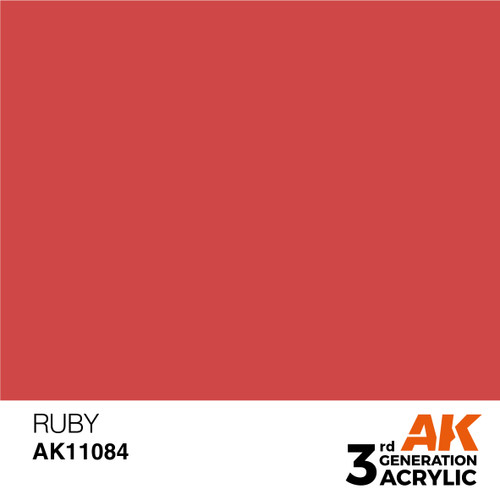 AK Interactive 3G Acrylic Ruby 17ml