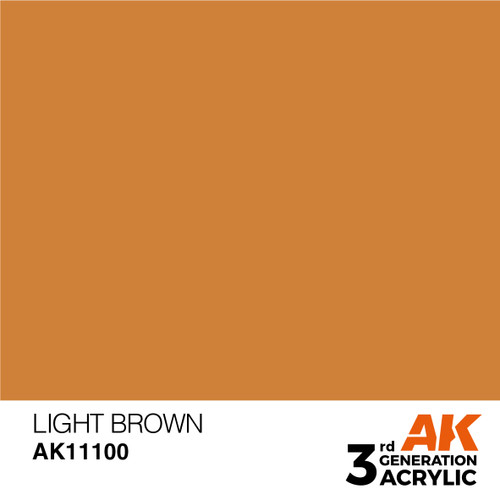 AK Interactive 3G Acrylic Light Brown 17ml