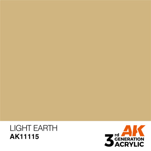 AK Interactive 3G Acrylic Light Earth 17ml