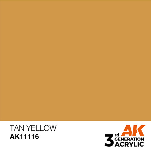 AK Interactive 3G Acrylic Tan Yellow 17ml