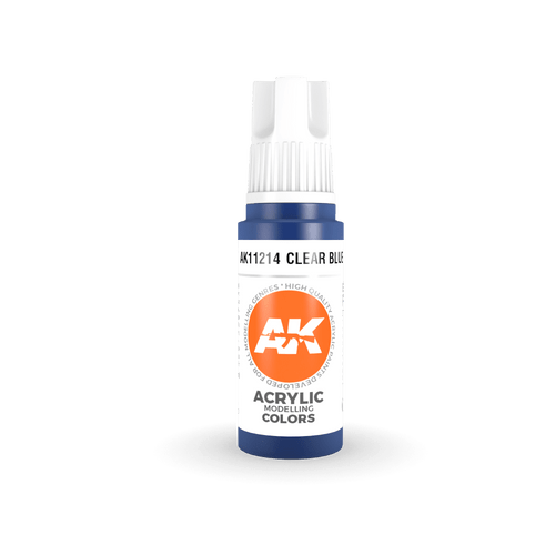 AK Interactive 3G Acrylic Clear Blue 17ml AK Interactive 3G Acrylic Clear Blue 17ml