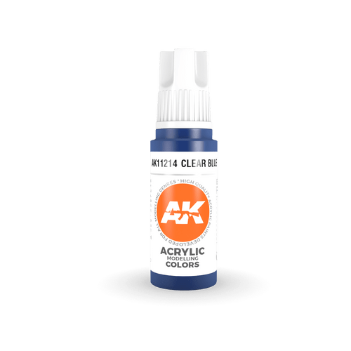 AK Interactive 3G Acrylic Clear Blue 17ml