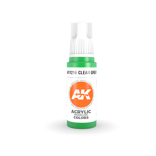 AK Interactive 3G Acrylic Clear Green 17ml