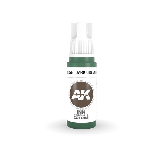 AK Interactive 3G Acrylic Dark Green INK 17ml