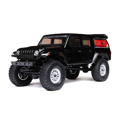 Axial SCX24 Jeep JT Gladiator 4WD Rock Crawler Brushed RTR, Black