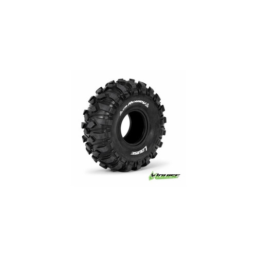 CR-Rowdy 1/10 1.9 Crawler Tires, Super Soft, Front/Rear (2)