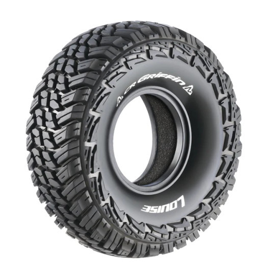 Louise R/C CR-Griffin 1/10 2.2 Crawler Tires, Super Soft, Front/Rear (2)