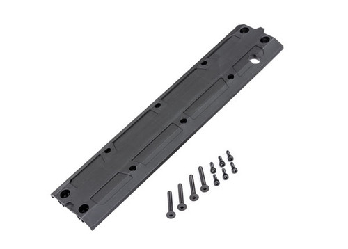 Traxxas 10245 Skidplate, center/ 4x30 CCS (4)/ 3x10 CS (4)