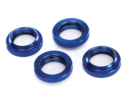Traxxas 7767-ORNG Spring retainer (adjuster), orange-anodized