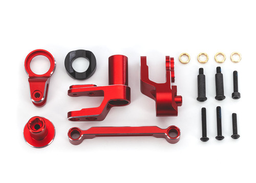 Traxxas 10246-RED Steering Bellcranks, Aluminum Red 