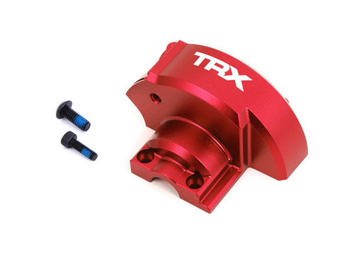Traxxas 10287-ORNG Cover, gear (orange-anodized 6061-T6 aluminum